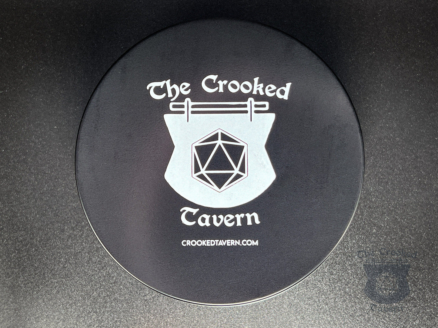 The Crooked Tavern Metal Dice Tin | Protective Dnd Dice Set Storage | Fits Resin, Acrylic, Handmade, and Metal Sets | For 7-Piece Sets