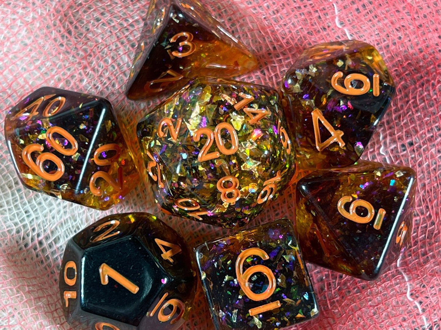 The Crooked Tavern Dice Sets Sleepy Hollow RPG Dice Set | Halloween Themed Dice Shimmering with Dark Magic!