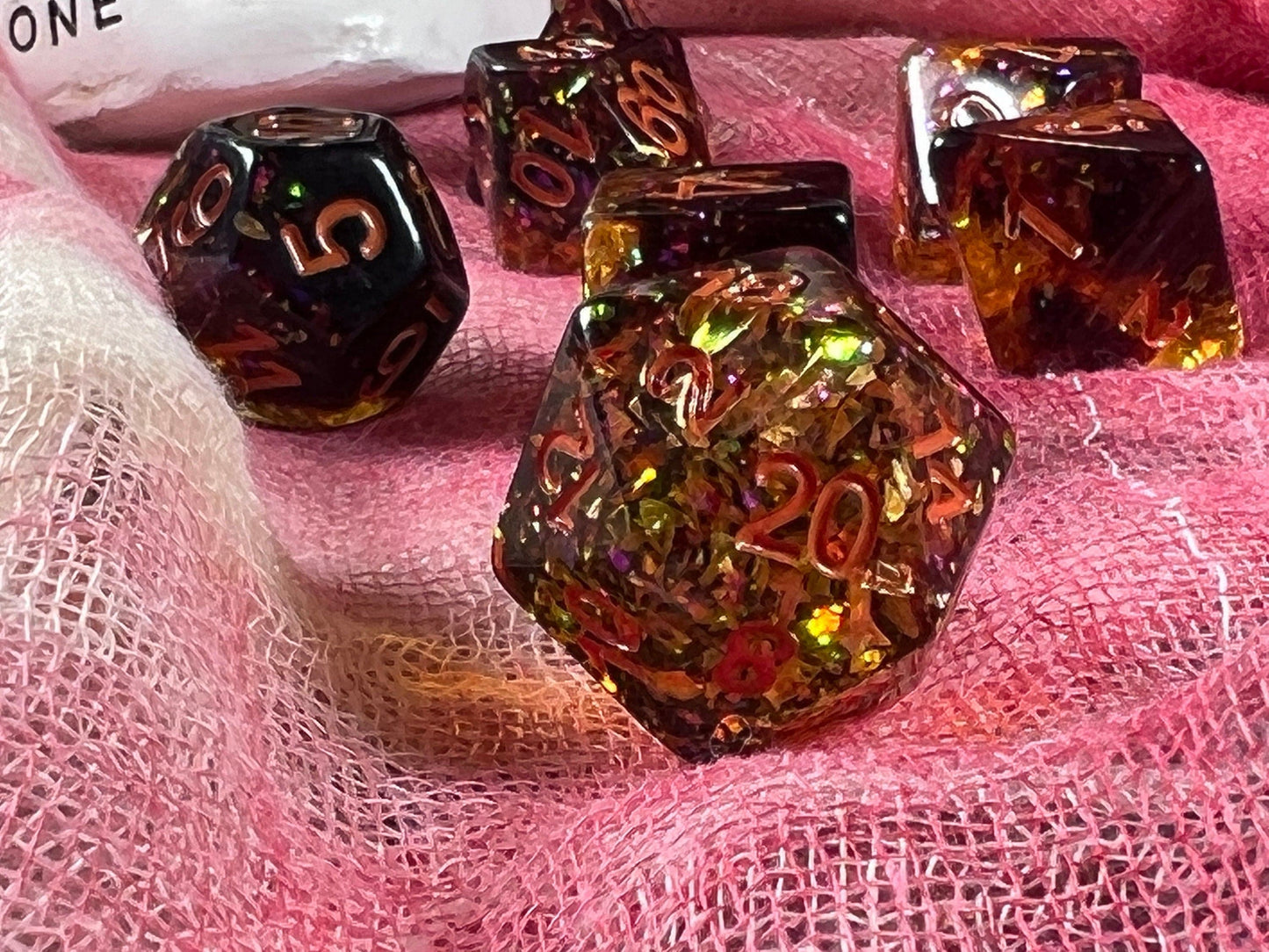 The Crooked Tavern Dice Sets Sleepy Hollow RPG Dice Set | Halloween Themed Dice Shimmering with Dark Magic!
