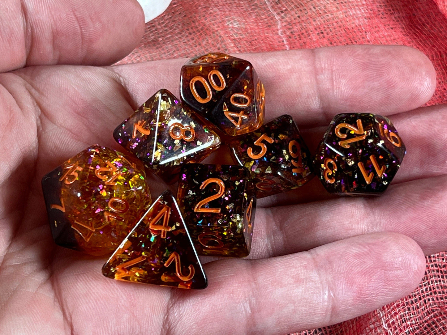 The Crooked Tavern Dice Sets Sleepy Hollow RPG Dice Set | Halloween Themed Dice Shimmering with Dark Magic!