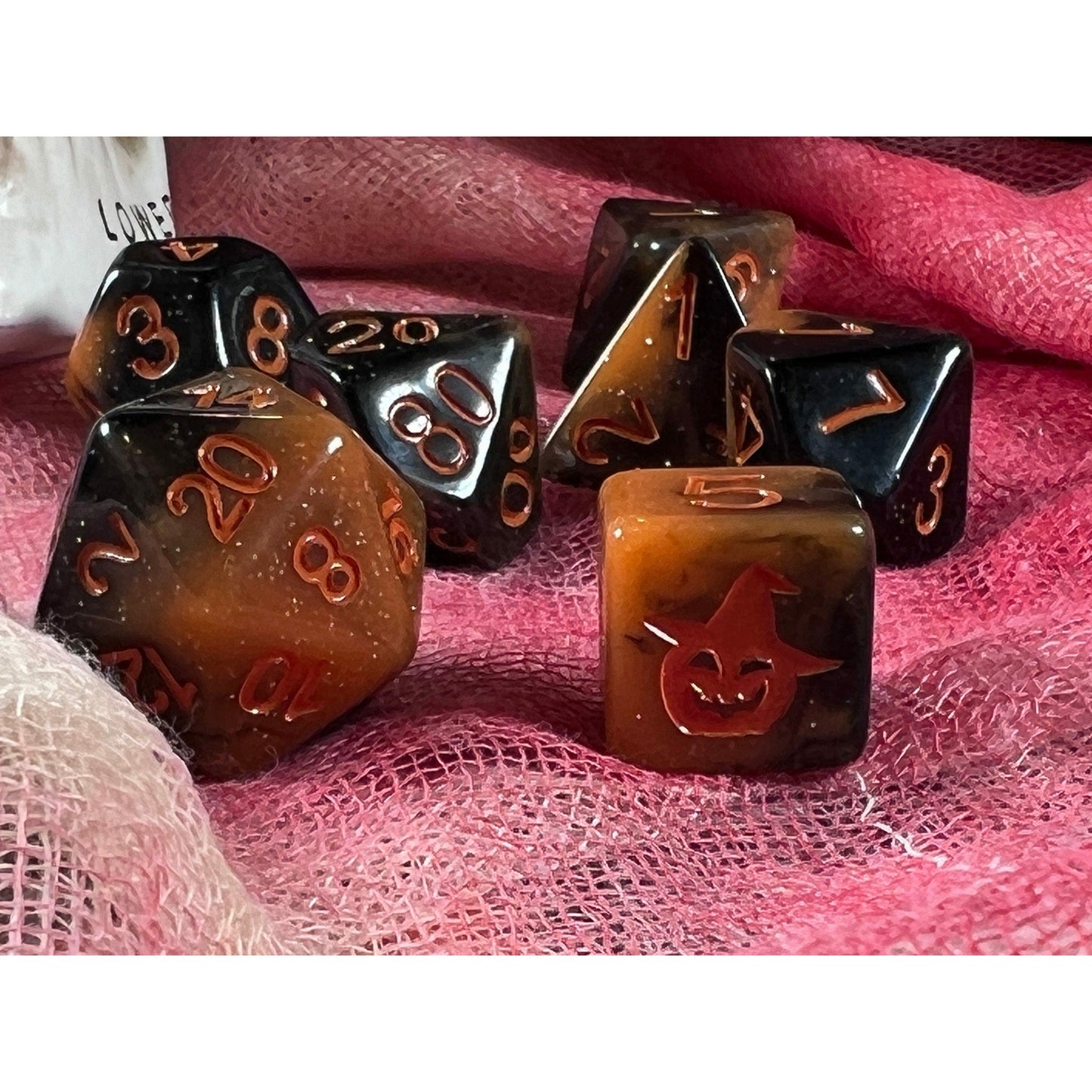 The Crooked Tavern Dice Sets Trick or Treat RPG Dice Set | Halloween Themed Dice!