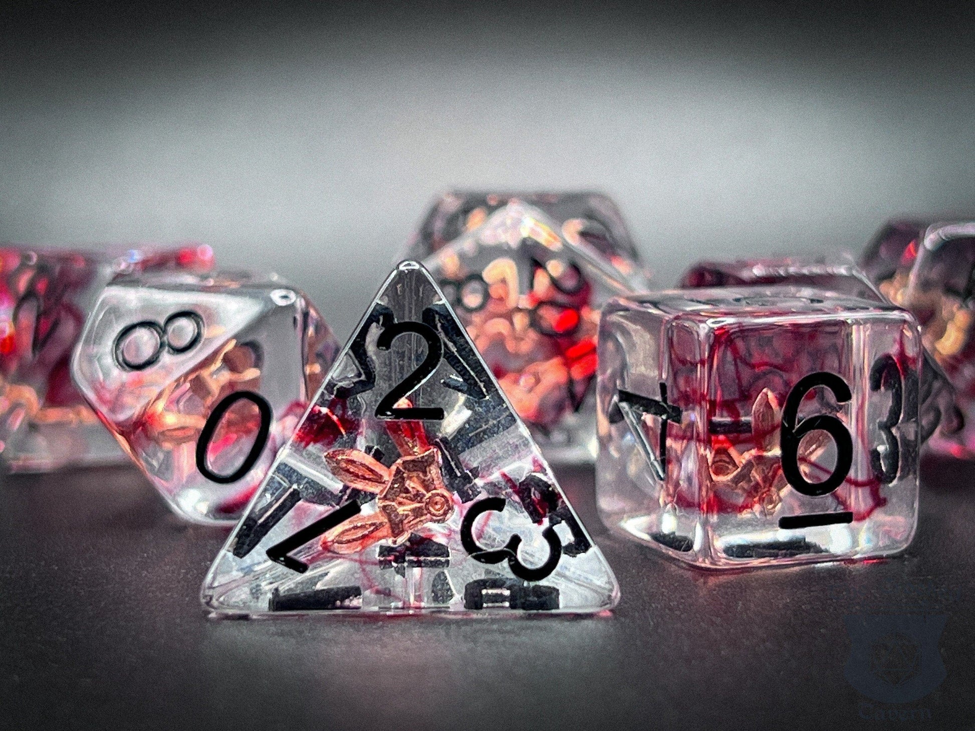 The Crooked Tavern Blade Master RPG Dice Set | Blades Inside!