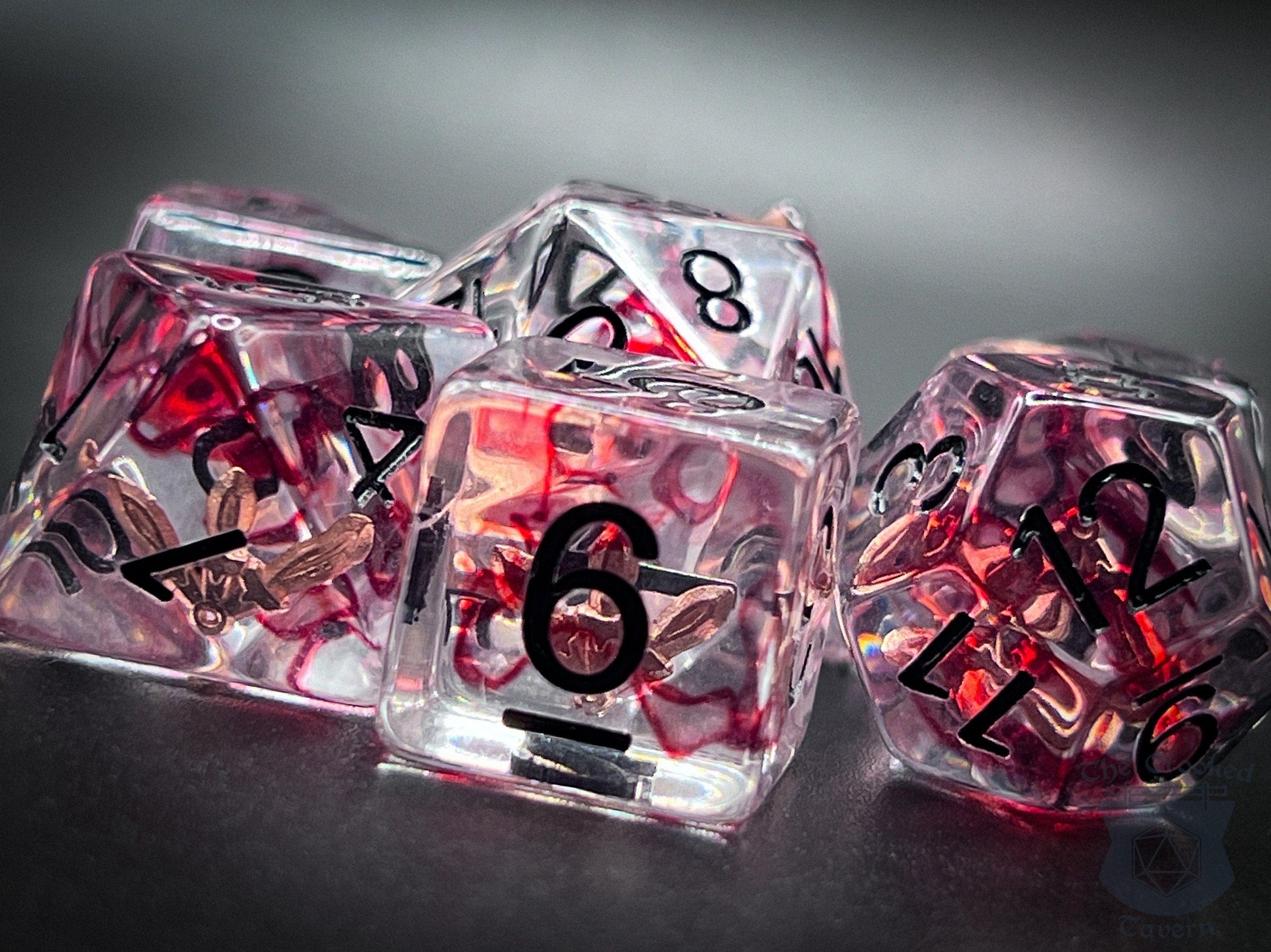 The Crooked Tavern Blade Master RPG Dice Set | Blades Inside!