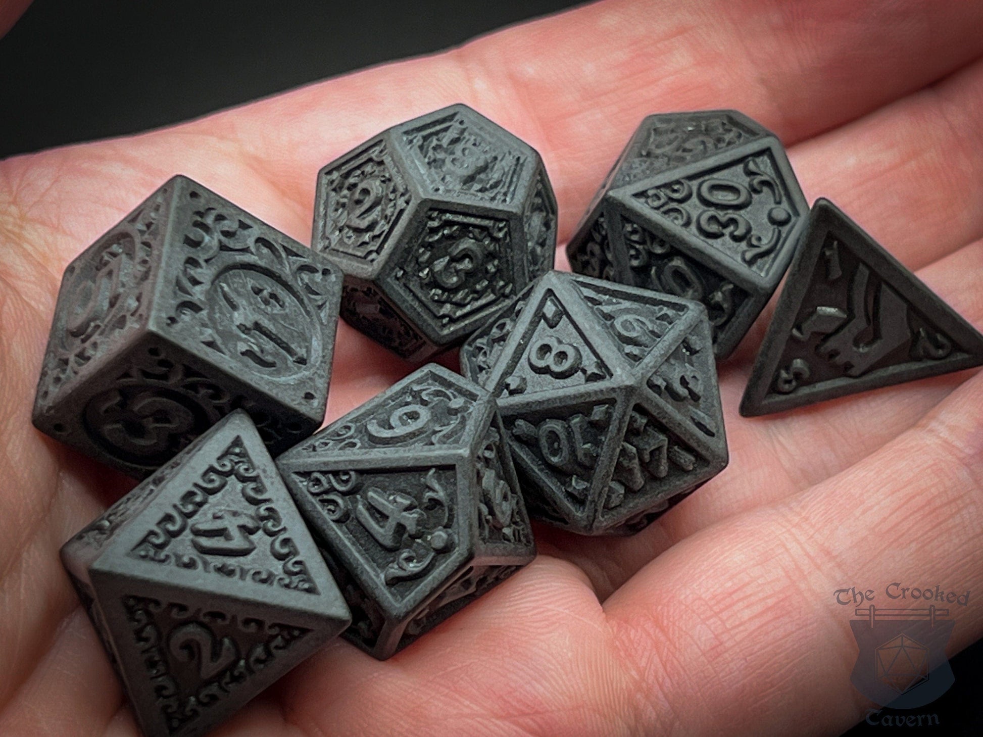 The Crooked Tavern Dice Sets Dark Castle RPG Dice Set | Black Castle Design
