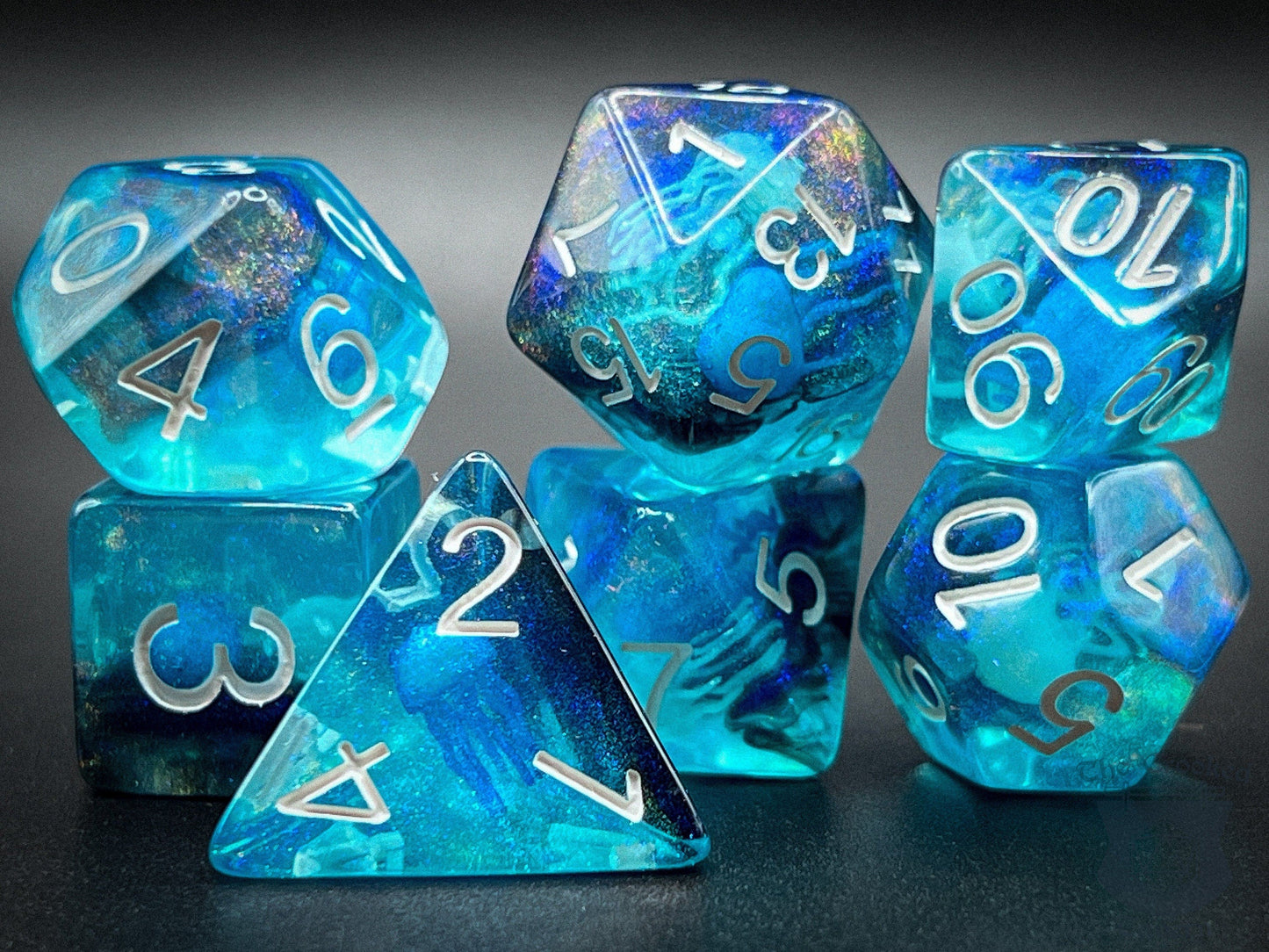 The Crooked Tavern Dice Sets Jellyfish RPG Dice Set | Jellyfish in Every Die!