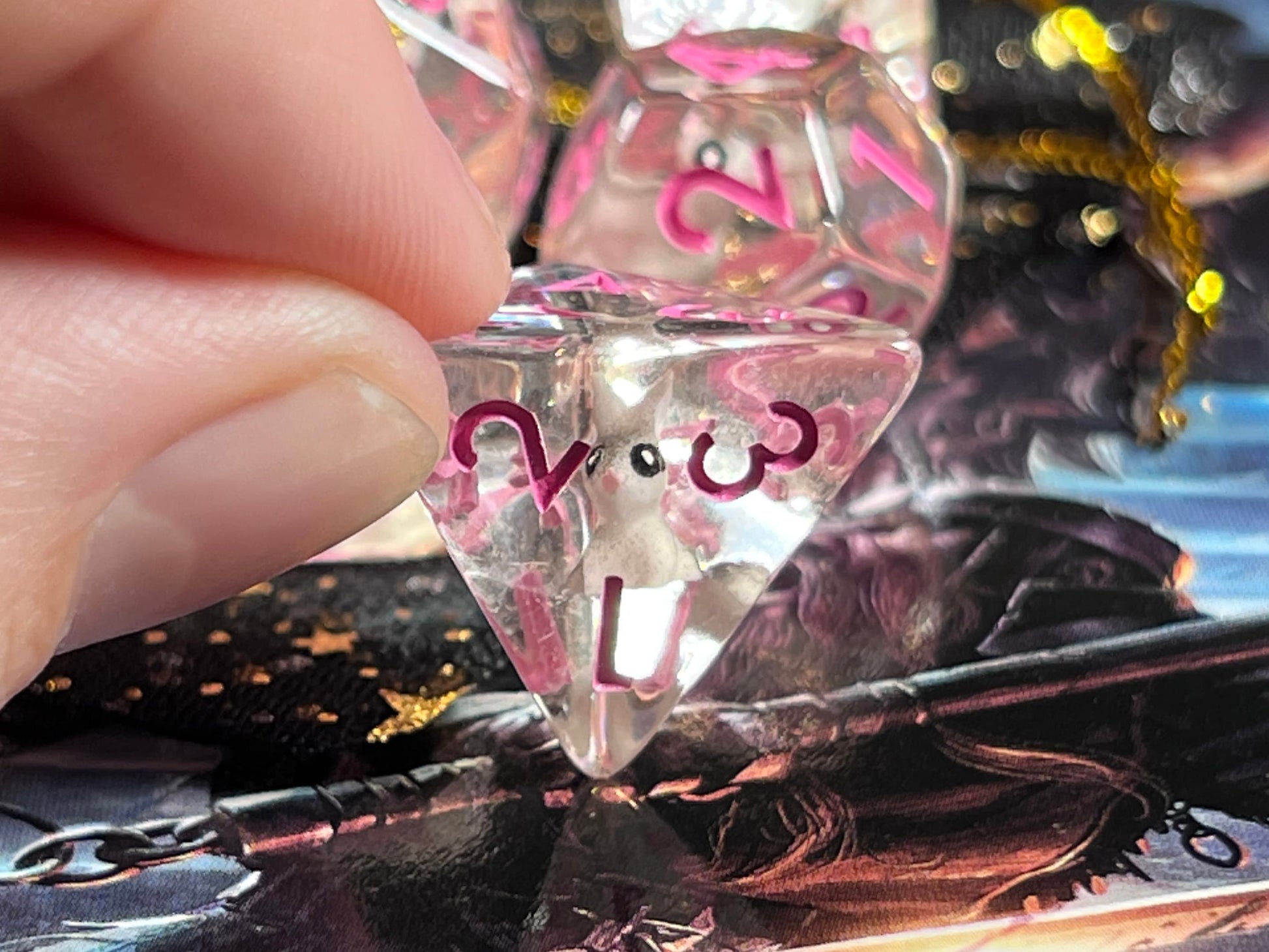 The Crooked Tavern Dice Sets Bunny Rabbit RPG Polyhedral Dice Set | Cute Bunny Rabbit inside!