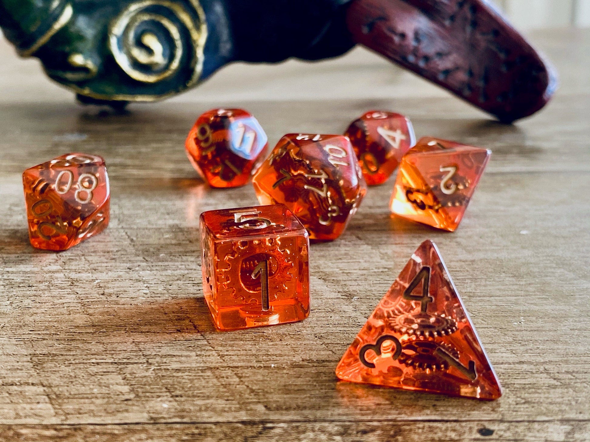 gear dice Gear Punk RPG Dice Set