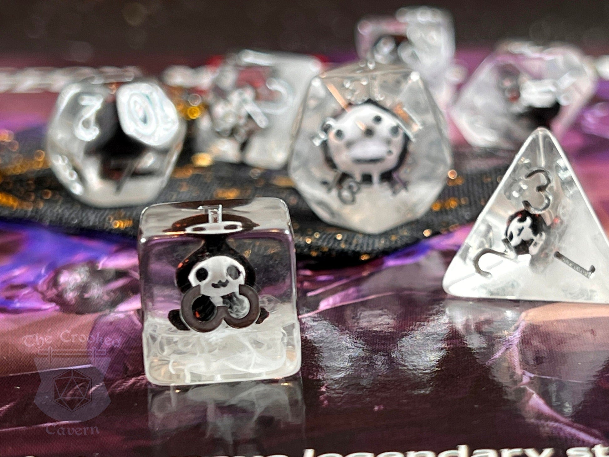 The Crooked Tavern Dice Sets Little Ghost RPG Dice Set | A little Ghost in Every Die!