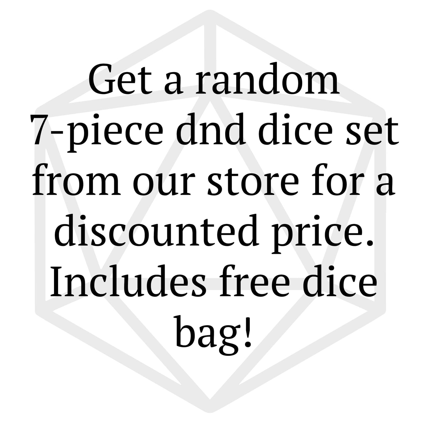 The Crooked Tavern Dice Sets Mystery Discounted RPG Dice Set | Get a Random Mystery Set from our Stock!