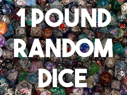 The Crooked Tavern Dice Sets One Pound Dnd Dice | Loose, Random, Mystery Dice |  Big Bag of Polyhedral Dice
