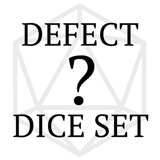 The Crooked Tavern Dice Sets Random Minor Defect RPG Dice Set | Playable, but Defective Dice for a Major Discount.